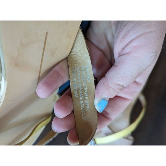 Dolce Vita Nebi Strappy Multicolor Slide Sandals - Size 8.5 - Picture 7 of 7